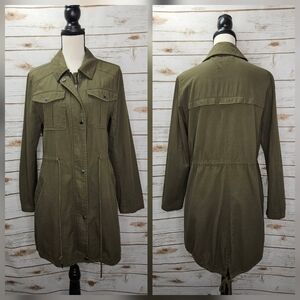 BP. Full Zip Canvas Utility Jacket Size Small